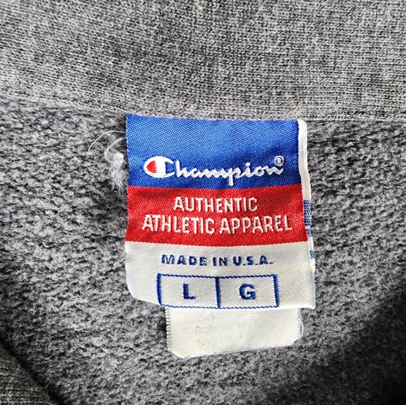 Vintage 90s Champion Quarter Zip Sweat! - Picture 6 of 6